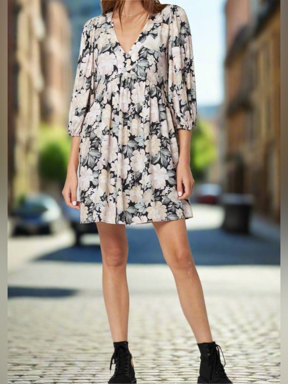 Saltwater Luxe BLOOMING DARLIN' MINI DRESS